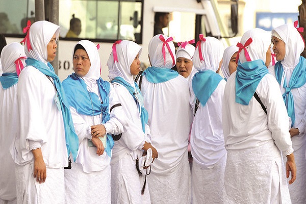 Indonesian Umrah pilgrims
