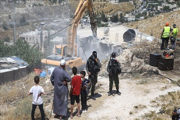 Israeli forces demolish Palestinian home