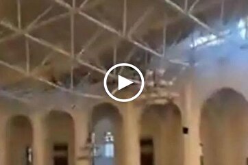 Video: Heavy Rain Causes Mosque Roof Collapse in Dhahran