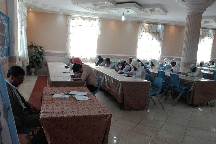 تصاویری از آزمون تخصصی حفظ قرآن در زاهدان