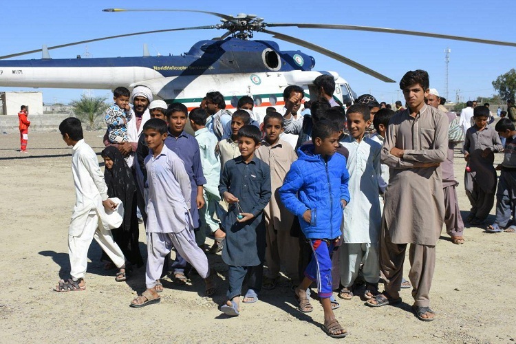 امدادرسانی به سیل‌زدگان سیستان‌وبلوچستان در قاب تصویر