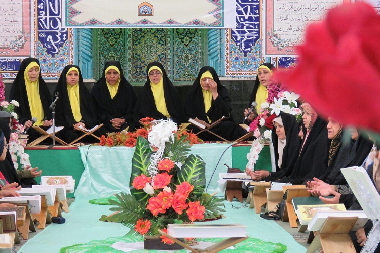 تصاویری از محفل جزء خوانی قرآن در زاهدان