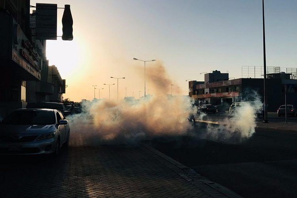 سرکوب تظاهرات مردم بحرین علیه سفر وزیر صهیونیست