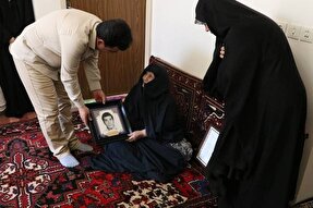دیدار شهردار تبریز با خانواده دو شهید دوران دفاع مقدس