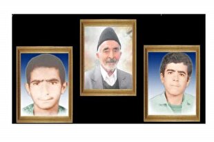 پدر شهیدان محمدی فتح‌آباد به فرزندانش پیوست