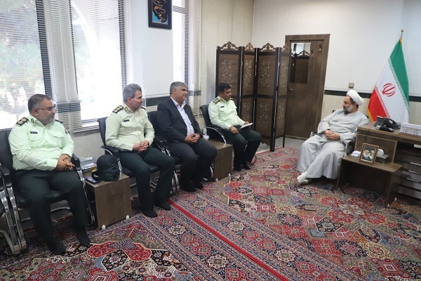دیدار امام جمعه زاهدان با رئیس پلیس مبارزه با مواد مخدر سیستان و بلوچستان