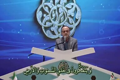 فیلم | تلاوت افتخاری «سیداحمد مقیمی» در مسابقات سراسری قرآن کریم