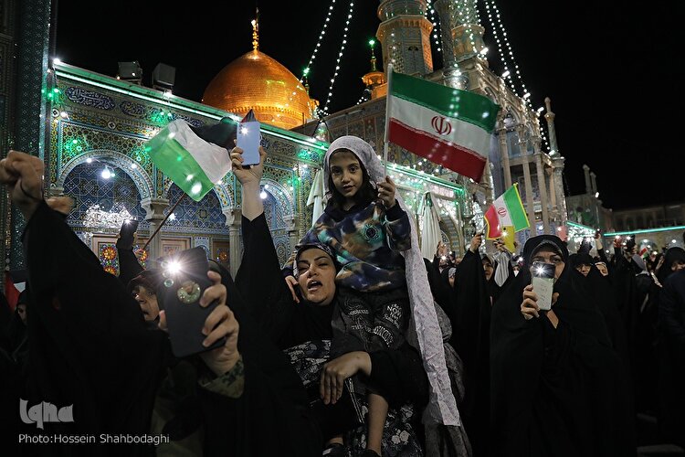 اعلام حمایت مردم قم از حمله به رژیم صهیونسیتی