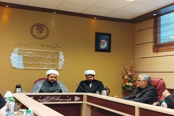 حجت الاسلام جهانشاهی مدیرکل تبلیغات اسلامی سیستان وبلوچستان