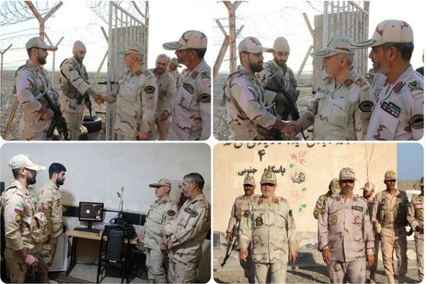 جانشین مرزبانی فراجا از مرزهای جنوب شرق کشور بازدید کرد