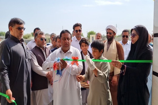 افتتاح مدرسه چهار کلاسه در قصرقند سیستان‌وبلوچستان