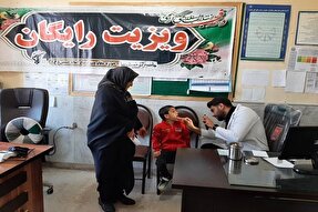 ویزیت رایگان ۲۰۰۰ نفر در اردوی جهاد تندرستی در نصرت‌آباد زاهدان