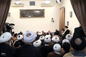 دیدار دست‌اندرکاران برگزاری همایش بین‌المللی تفسیر تسنیم با رهبر معظم انقلاب