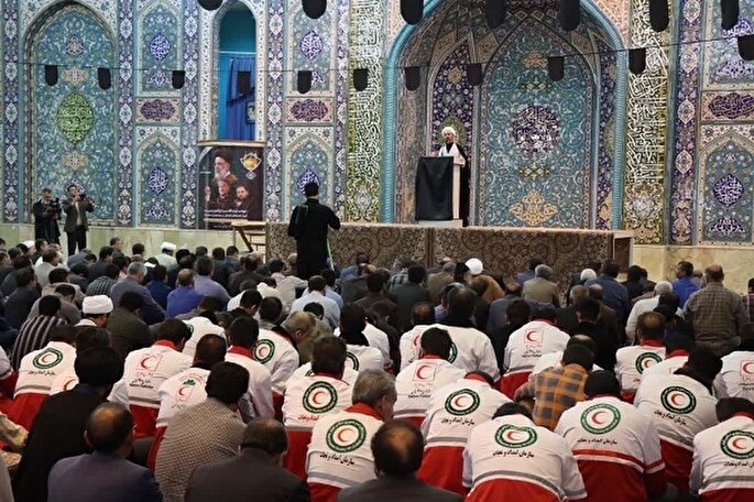 عکس | برگزاری مراسم بزرگداشت شهادت رئیس‌جمهور و هیئت همراه در ایلام