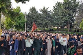 عکس | سوگواری مردم تویسرکان به‌مناسبت شهادت آیت‌الله رئیسی