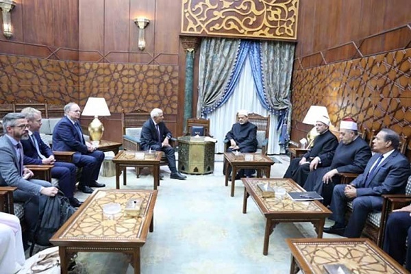 دیدار شیخ الازهر و نماینده عالی اتحادیه اروپا درباره مسئله فلسطین