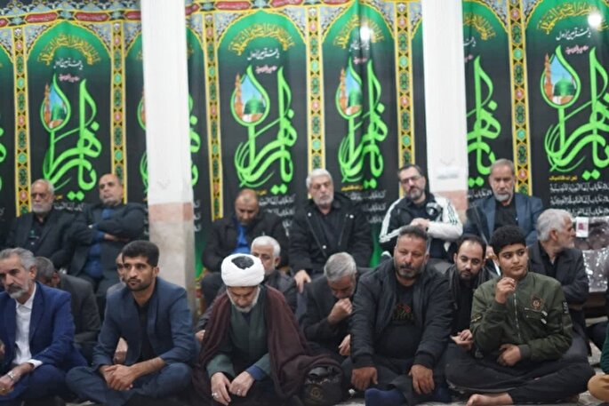 عکس | عزاداری شهادت حضرت فاطمه(س) در لرستان