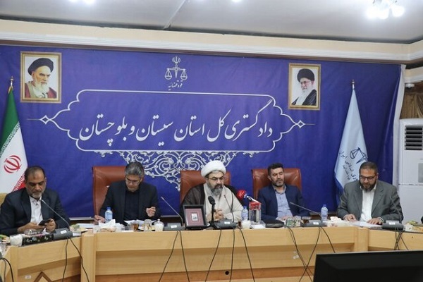حجت الاسلام موحدی راد رئیس کل دادگستری سیستان و بلوچستان