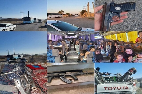 دستگیری۸۶ تبعه خارجی غیرمجاز و کشف سلاح در خاش