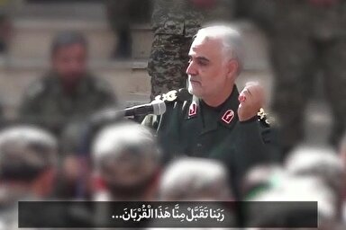 فیلم | روضه حاج‌ قاسم سلیمانی برای عاشورای حسینی