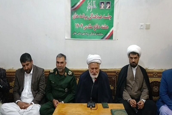 حجت الاسلام دهقان امام جمعه خاش